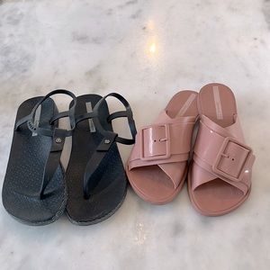 Ipanema Bundle of two sandals! Both size 8